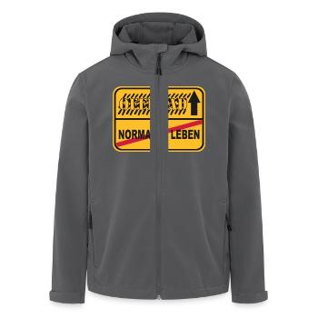 Offroad 4x4 - Recycelte Männer Softshell-Jacke von Stanley/Stella - Anthrazit - Vorne - AI Model Male 185 light (185cm)
