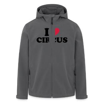 Zirkus - Recycelte Männer Softshell-Jacke von Stanley/Stella - Anthrazit - Vorne - AI Model Male 185 light (185cm)