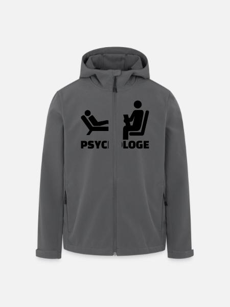 Psychologe - Recycelte Männer Softshell-Jacke von Stanley/Stella - Anthrazit