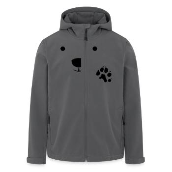 Polar Bear - Recycelte Männer Softshell-Jacke von Stanley/Stella - Anthrazit - Vorne - AI Model Male 185 light (185cm)