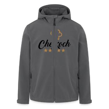 Chefkoch - Recycelte Männer Softshell-Jacke von Stanley/Stella - Anthrazit - Vorne - AI Model Male 185 light (185cm)