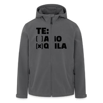 Tequila - Recycelte Männer Softshell-Jacke von Stanley/Stella - Anthrazit - Vorne - AI Model Male 185 light (185cm)