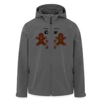 crew lebkuchenmann - Recycelte Männer Softshell-Jacke von Stanley/Stella - Anthrazit - Vorne - AI Model Male 185 light (185cm)