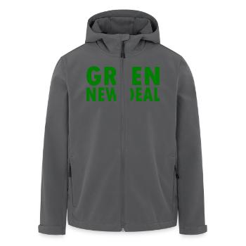 Green new deal - Recycelte Männer Softshell-Jacke von Stanley/Stella - Anthrazit - Vorne - AI Model Male 185 light (185cm)
