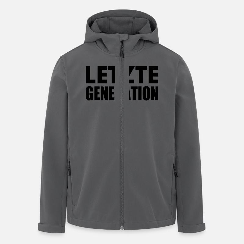 Letzte generation - Recycelte Männer Softshell-Jacke von Stanley/Stella - Anthrazit