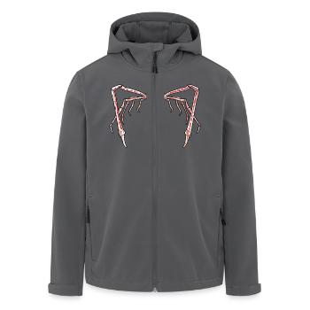 Seespinne Matrose Seemann Krebstiere Krabbe - Recycelte Männer Softshell-Jacke von Stanley/Stella - Anthrazit - Vorne - AI Model Male 185 light (185cm)