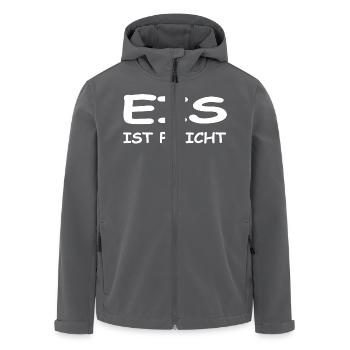 Eis - Recycelte Männer Softshell-Jacke von Stanley/Stella - Anthrazit - Vorne - AI Model Male 185 light (185cm)