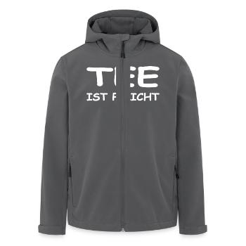 Tee - Recycelte Männer Softshell-Jacke von Stanley/Stella - Anthrazit - Vorne - AI Model Male 185 light (185cm)