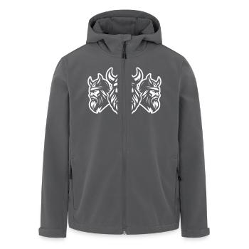 Wikinger Krieger Team - Recycelte Männer Softshell-Jacke von Stanley/Stella - Anthrazit - Vorne - AI Model Male 185 light (185cm)