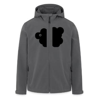 Ein Schwarzes Schaf - Recycelte Männer Softshell-Jacke von Stanley/Stella - Anthrazit - Vorne - AI Model Male 185 light (185cm)