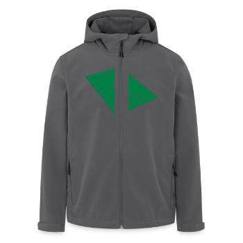Playfield - Recycelte Männer Softshell-Jacke von Stanley/Stella - Anthrazit - Vorne - AI Model Male 185 light (185cm)