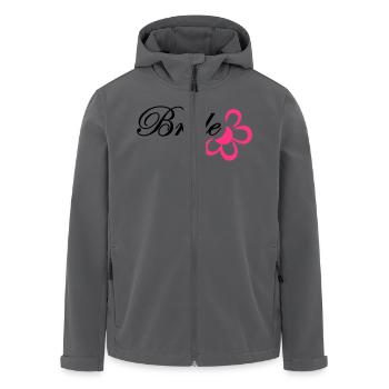 bride with flower - Recycelte Männer Softshell-Jacke von Stanley/Stella - Anthrazit - Vorne - AI Model Male 185 light (185cm)