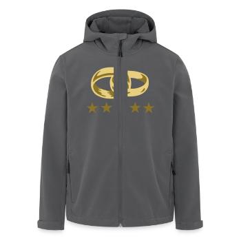Eheringe - Recycelte Männer Softshell-Jacke von Stanley/Stella - Anthrazit - Vorne - AI Model Male 185 light (185cm)