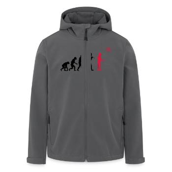 The drone evolution - Recycelte Männer Softshell-Jacke von Stanley/Stella - Anthrazit - Vorne - AI Model Male 185 light (185cm)