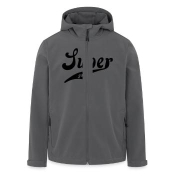 super_gay - Recycelte Männer Softshell-Jacke von Stanley/Stella - Anthrazit - Vorne - AI Model Male 185 light (185cm)