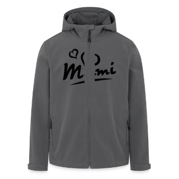 Mami - Recycelte Männer Softshell-Jacke von Stanley/Stella - Anthrazit - Vorne - AI Model Male 185 light (185cm)