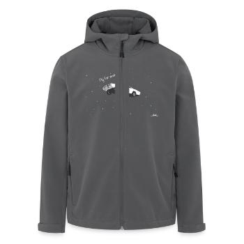 fliegendes Auto - Recycelte Männer Softshell-Jacke von Stanley/Stella - Anthrazit - Vorne - AI Model Male 185 light (185cm)