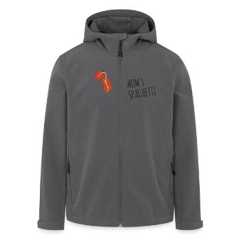Mom's Spaghetti - Recycelte Männer Softshell-Jacke von Stanley/Stella - Anthrazit - Vorne - AI Model Male 185 light (185cm)