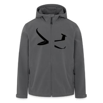 js3 segelflugzeug - Recycelte Männer Softshell-Jacke von Stanley/Stella - Anthrazit - Vorne - AI Model Male 185 light (185cm)