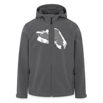 Steak 2 - Recycelte Männer Softshell-Jacke von Stanley/Stella - Anthrazit - Vorne - AI Model Male 185 light (185cm)