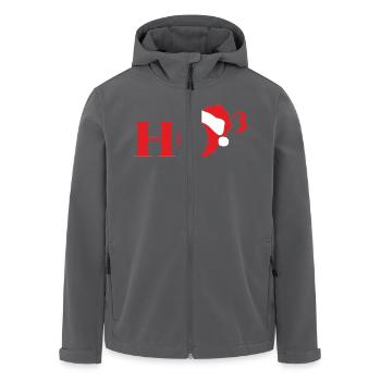 Weihnachten: Ho³ - Recycelte Männer Softshell-Jacke von Stanley/Stella - Anthrazit - Vorne - AI Model Male 185 light (185cm)