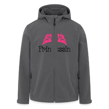 Prinzessin - Recycelte Männer Softshell-Jacke von Stanley/Stella - Anthrazit - Vorne - AI Model Male 185 light (185cm)
