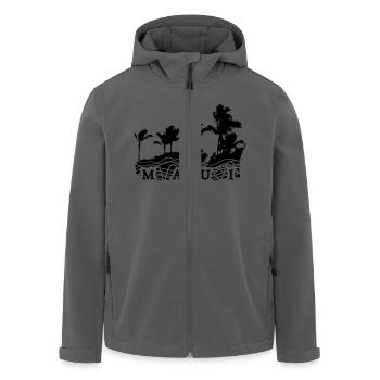 mauii - Recycelte Männer Softshell-Jacke von Stanley/Stella - Anthrazit - Vorne - AI Model Male 185 light (185cm)