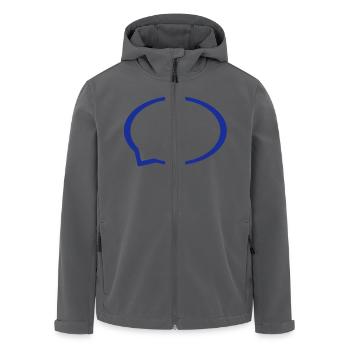 Sprechblase - Recycelte Männer Softshell-Jacke von Stanley/Stella - Anthrazit - Vorne - AI Model Male 185 light (185cm)