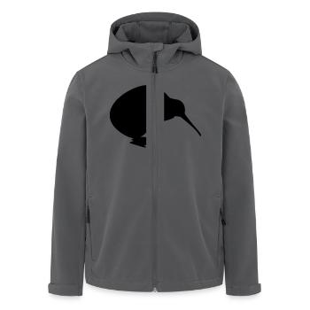 Kiwi - Recycelte Männer Softshell-Jacke von Stanley/Stella - Anthrazit - Vorne - AI Model Male 185 light (185cm)