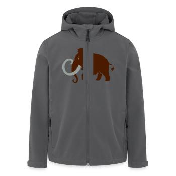 Mammut - Recycelte Männer Softshell-Jacke von Stanley/Stella - Anthrazit - Vorne - AI Model Male 185 light (185cm)