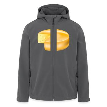 Käse - Recycelte Männer Softshell-Jacke von Stanley/Stella - Anthrazit - Vorne - AI Model Male 185 light (185cm)