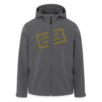 limited edition - Recycelte Männer Softshell-Jacke von Stanley/Stella - Anthrazit - Vorne - AI Model Male 185 light (185cm)