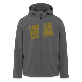 limited edition - Recycelte Männer Softshell-Jacke von Stanley/Stella - Anthrazit - Vorne - AI Model Male 185 light (185cm)