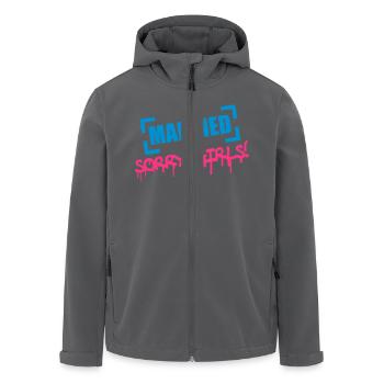 Married Sorry Girls - Recycelte Männer Softshell-Jacke von Stanley/Stella - Anthrazit - Vorne - AI Model Male 185 light (185cm)