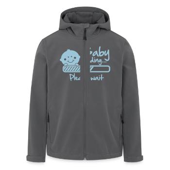 Baby loading - please wait - Recycelte Männer Softshell-Jacke von Stanley/Stella - Anthrazit - Vorne - AI Model Male 185 light (185cm)