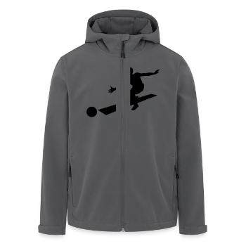 Kegeln - Recycelte Männer Softshell-Jacke von Stanley/Stella - Anthrazit - Vorne - AI Model Male 185 light (185cm)
