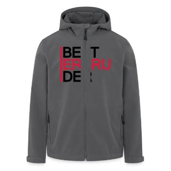 Bester Bruder - Recycelte Männer Softshell-Jacke von Stanley/Stella - Anthrazit - Vorne - AI Model Male 185 light (185cm)