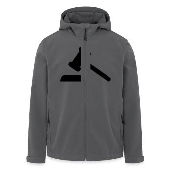 Richter - Recycelte Männer Softshell-Jacke von Stanley/Stella - Anthrazit - Vorne - AI Model Male 185 light (185cm)