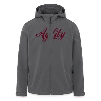 Agility - Recycelte Männer Softshell-Jacke von Stanley/Stella - Anthrazit - Vorne - AI Model Male 185 light (185cm)