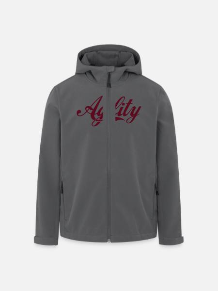 Agility - Recycelte Männer Softshell-Jacke von Stanley/Stella - Anthrazit