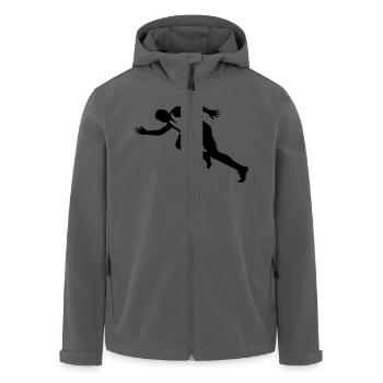 Laufen - Recycelte Männer Softshell-Jacke von Stanley/Stella - Anthrazit - Vorne - AI Model Male 185 light (185cm)