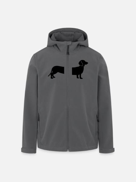 hunde - Recycelte Männer Softshell-Jacke von Stanley/Stella - Anthrazit