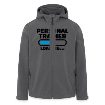 Personal Trainer - Recycelte Männer Softshell-Jacke von Stanley/Stella - Anthrazit - Vorne - AI Model Male 185 light (185cm)