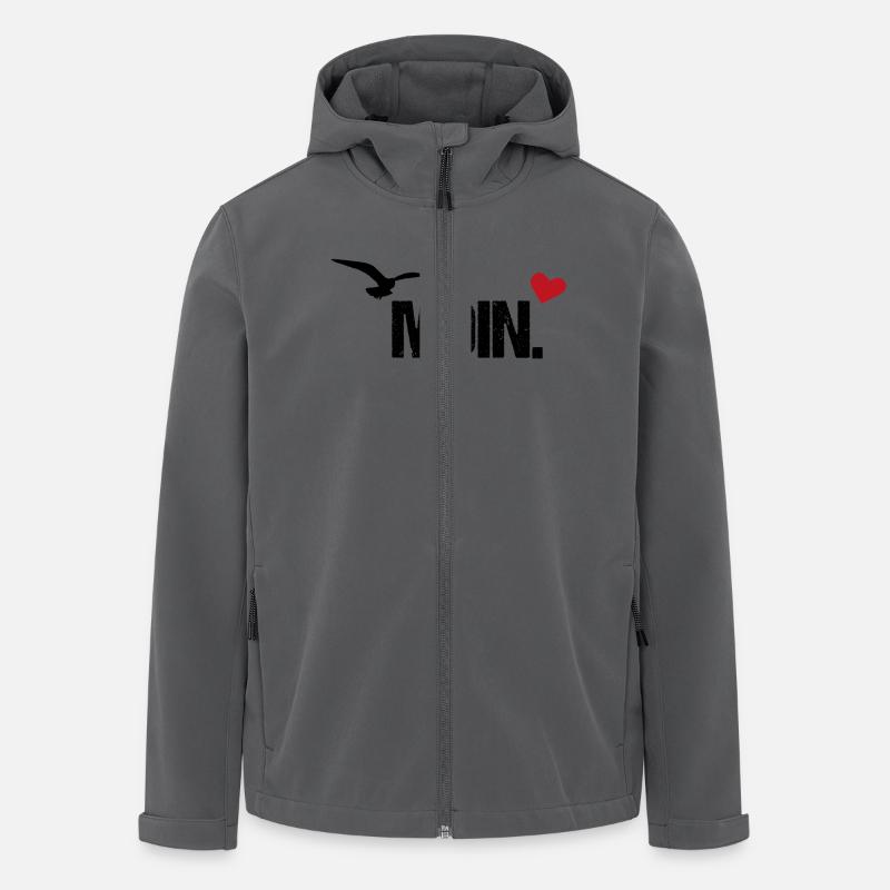 Gesichtsmaske Moin - Recycelte Männer Softshell-Jacke von Stanley/Stella - Anthrazit