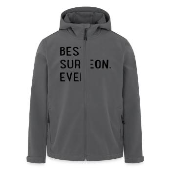 Bester Chirurg - Recycelte Männer Softshell-Jacke von Stanley/Stella - Anthrazit - Vorne - AI Model Male 185 light (185cm)