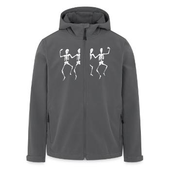 Skelette - Recycelte Männer Softshell-Jacke von Stanley/Stella - Anthrazit - Vorne - AI Model Male 185 light (185cm)