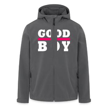 Good boy - Recycelte Männer Softshell-Jacke von Stanley/Stella - Anthrazit - Vorne - AI Model Male 185 light (185cm)