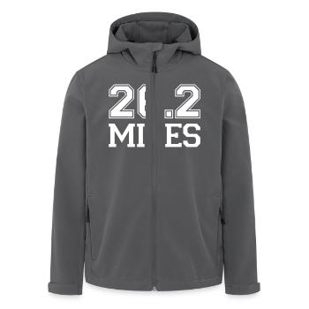 Marathon - Recycelte Männer Softshell-Jacke von Stanley/Stella - Anthrazit - Vorne - AI Model Male 185 light (185cm)