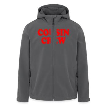Cousin crew - Recycelte Männer Softshell-Jacke von Stanley/Stella - Anthrazit - Vorne - AI Model Male 185 light (185cm)