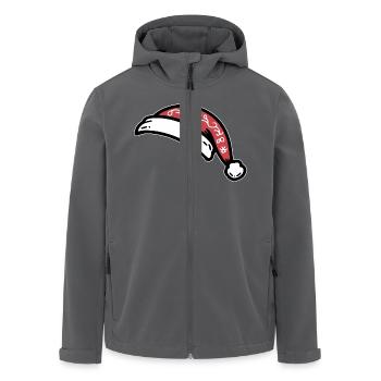 Weihnachtsmütze - Recycelte Männer Softshell-Jacke von Stanley/Stella - Anthrazit - Vorne - AI Model Male 185 light (185cm)